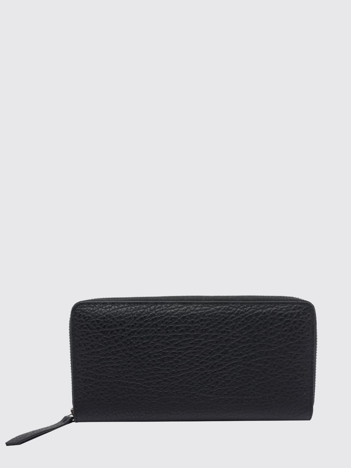 Maison Margiela Grained Leather Continental Zip-Around Wallet