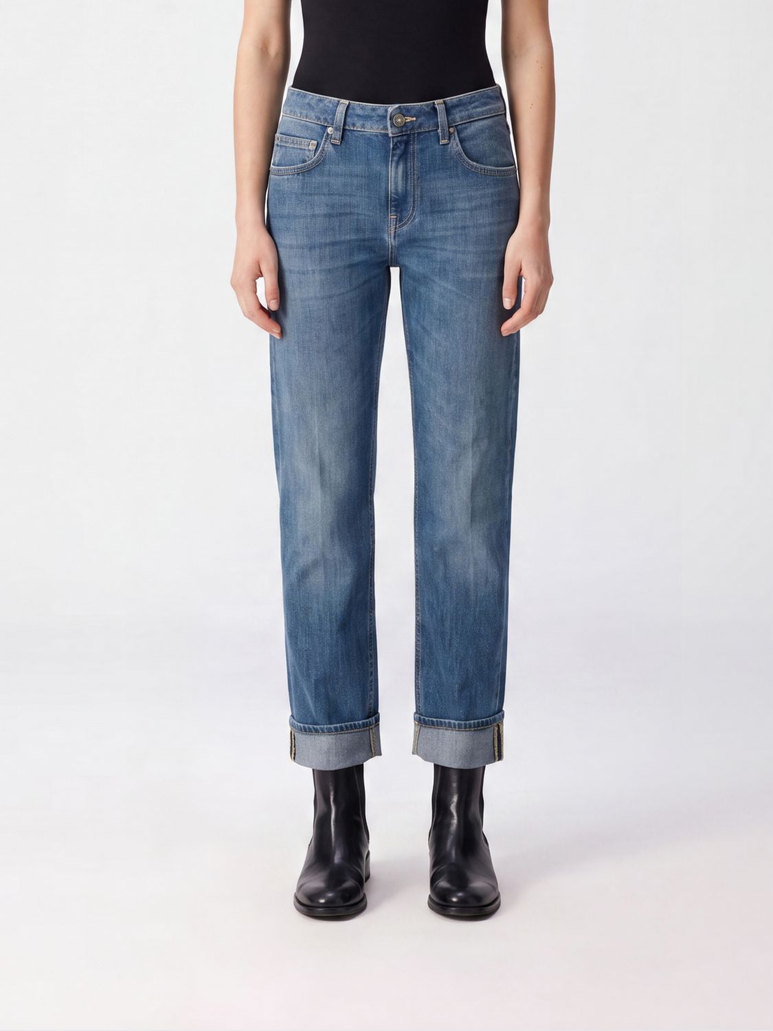 DONDUP Jeans Woman color Blue