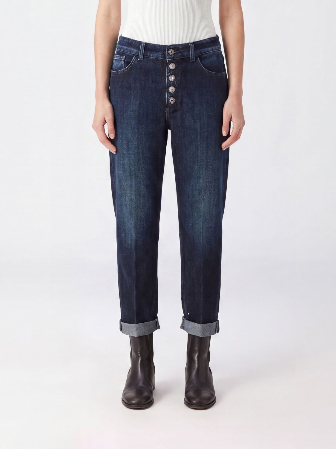 DONDUP Pants Woman color Blue