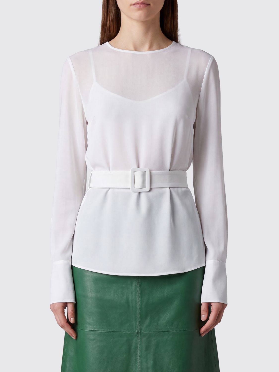 PAROSH Shirt Woman color Ivory