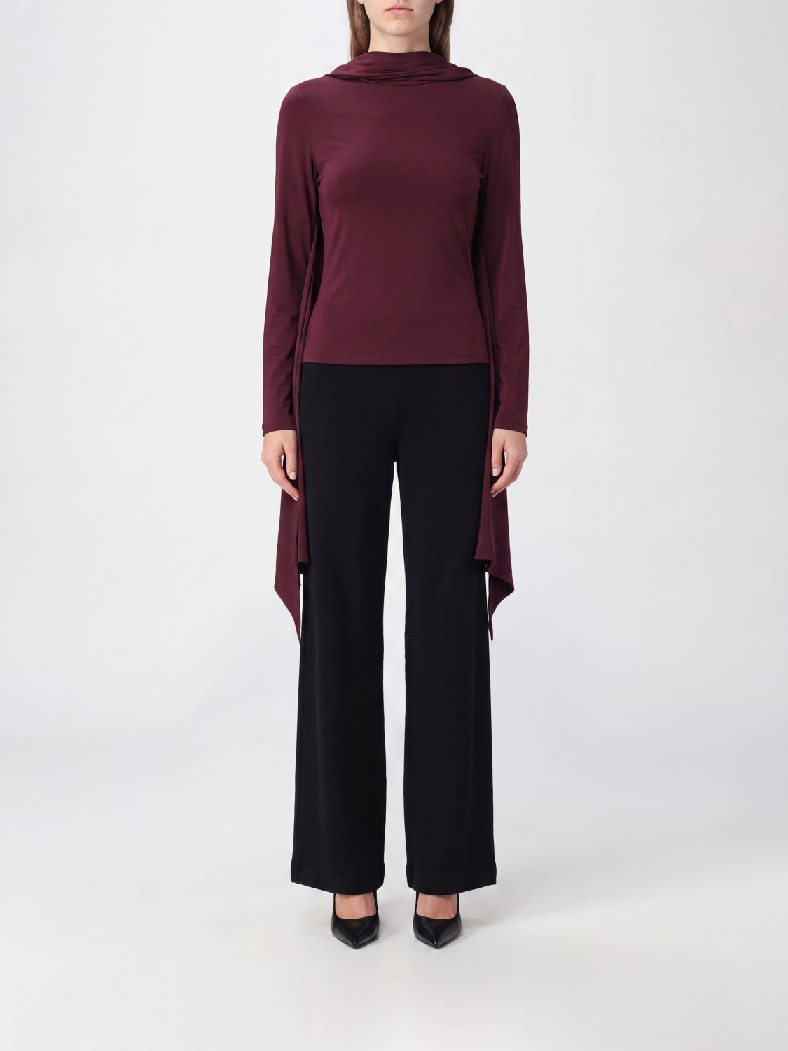 ROTATE T-Shirt Woman color Burgundy