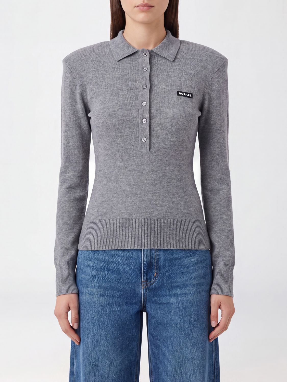 ROTATE Sweater Woman color Grey