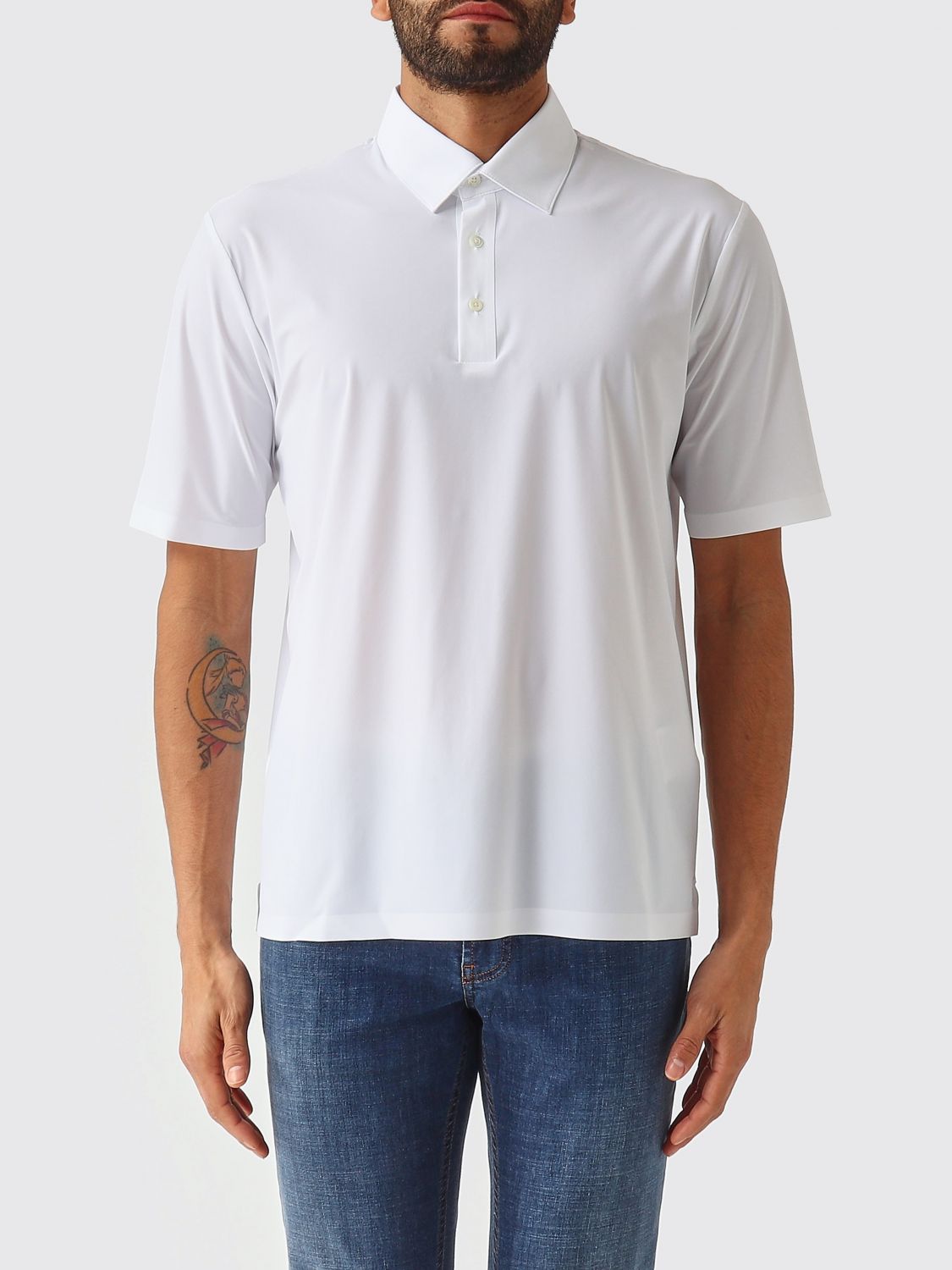 HERNO Polo Shirt Men color White
