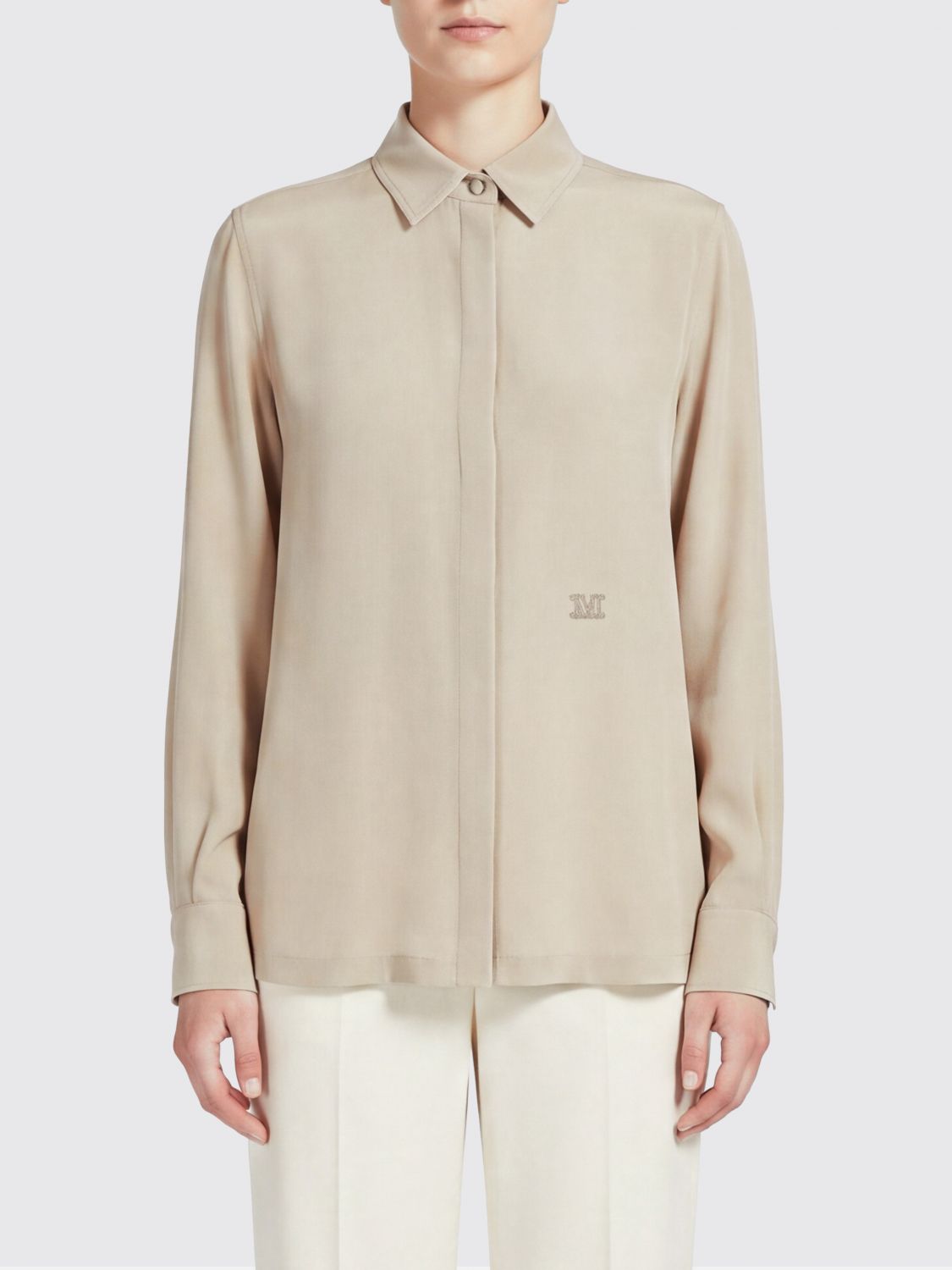 MAX MARA Shirt Woman color Grey