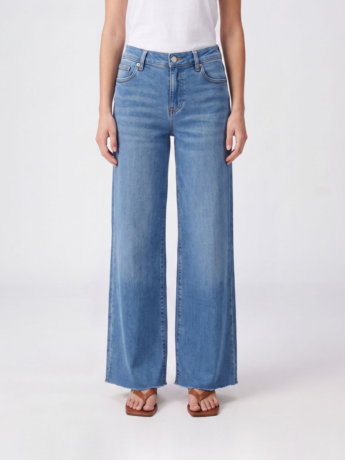 FRAME Jeans Woman color Sky