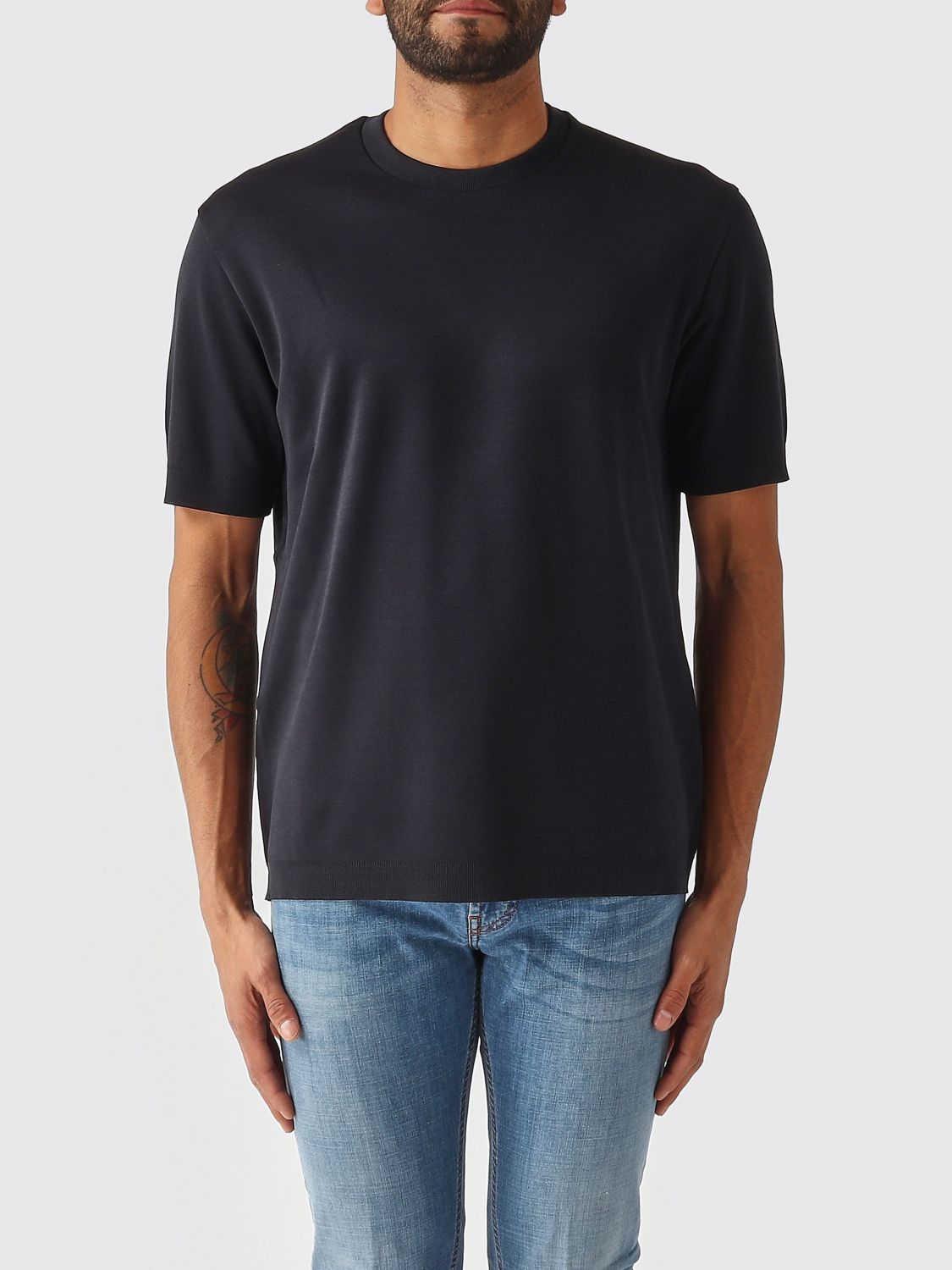HERNO T-Shirt Men color Blue