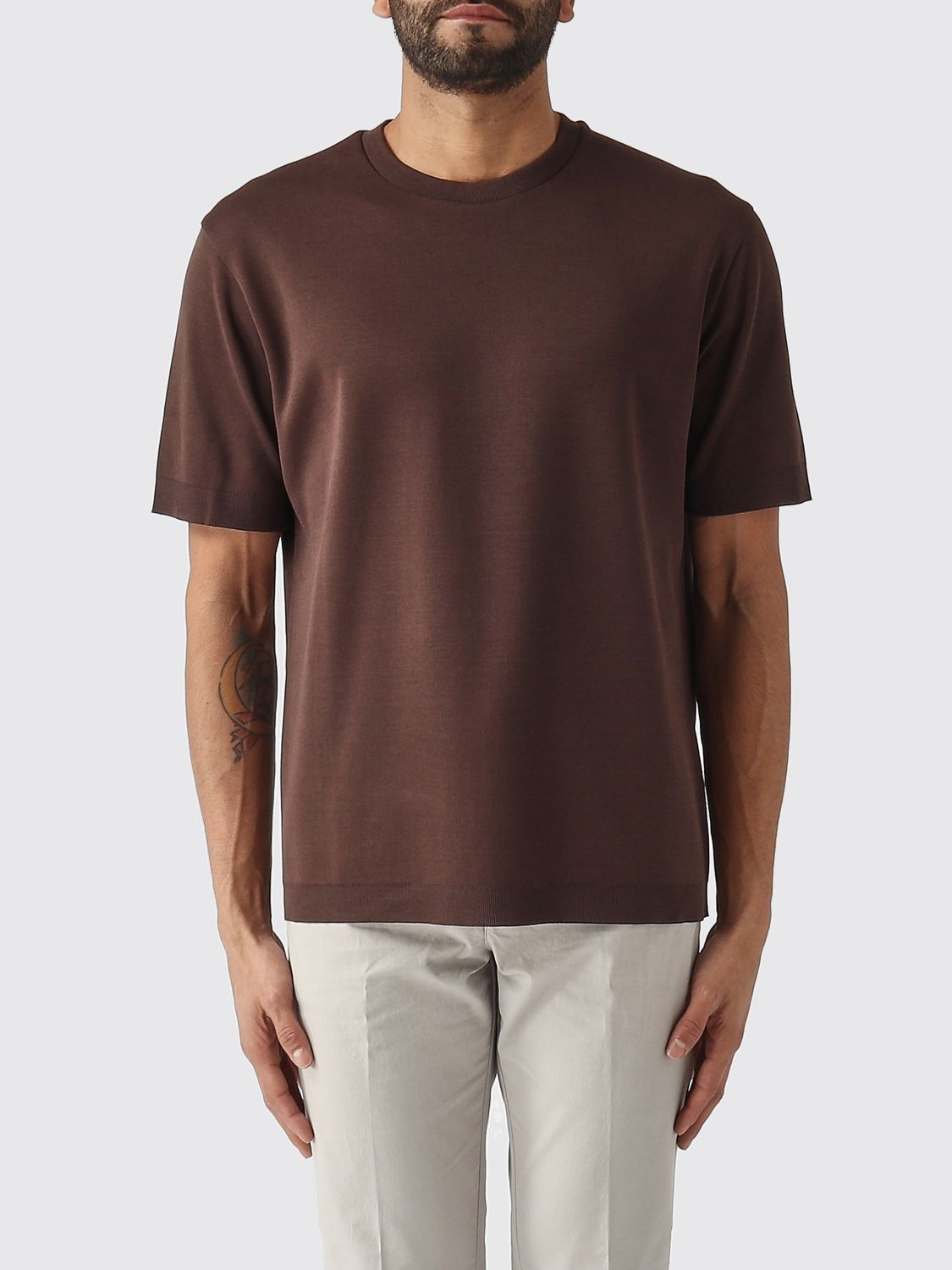 HERNO T-Shirt Uomo colore Moro