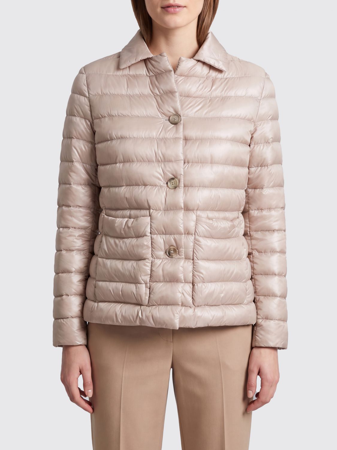 HERNO Water-Repellent Quilted Ultralight Nylon Down Blazer
