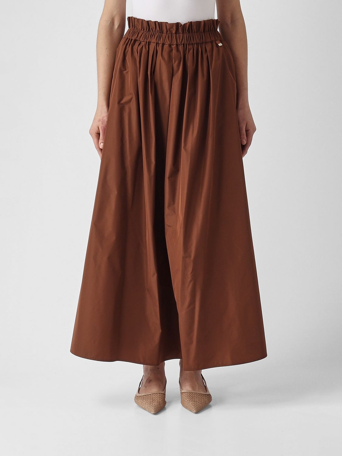 HERNO Skirt Woman color Leather