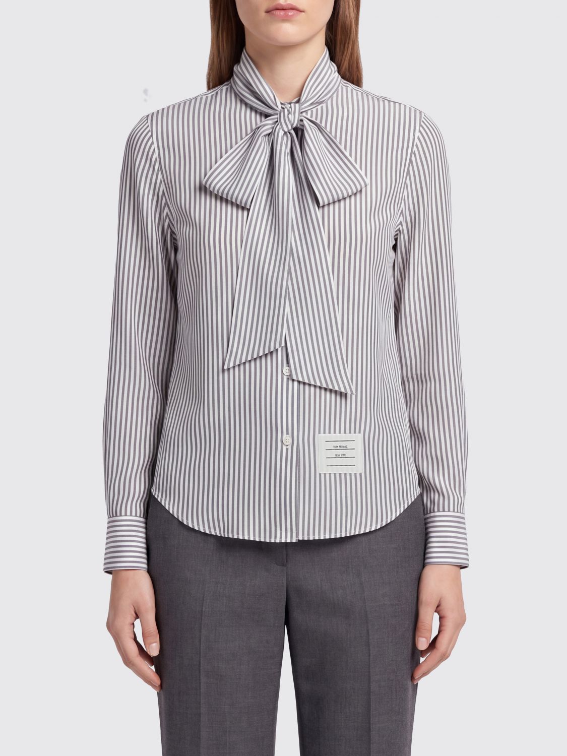 THOM BROWNE Shirt Woman color Grey