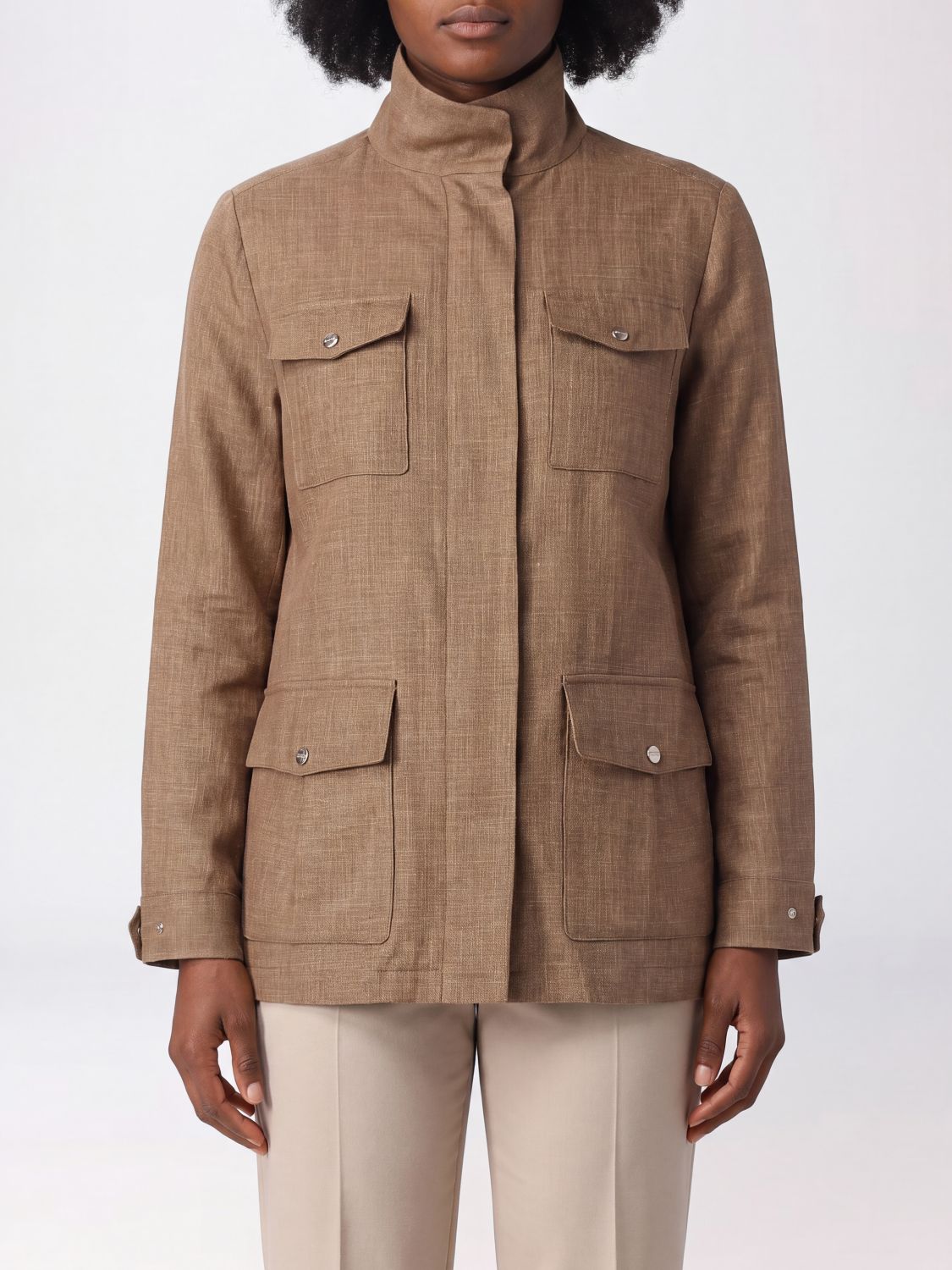 HERNO Jacket Woman color Beige
