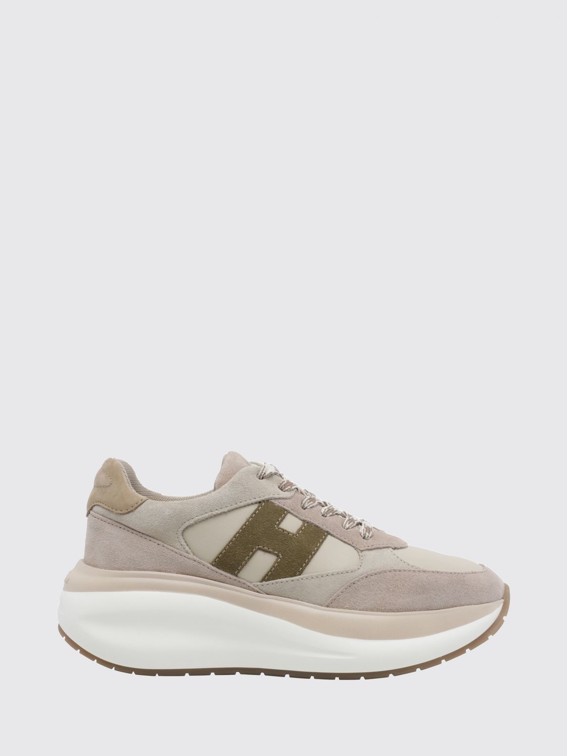 HOGAN Maxi I Active Sneaker aus Leder und Wildleder mit Chunky-Sohle