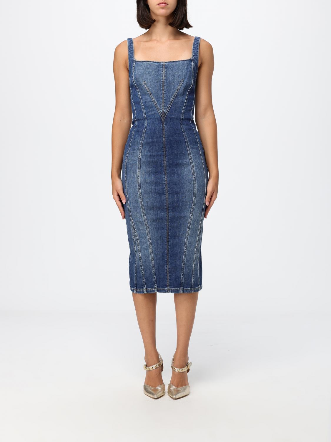 ELISABETTA FRANCHI Dress Woman color Navy