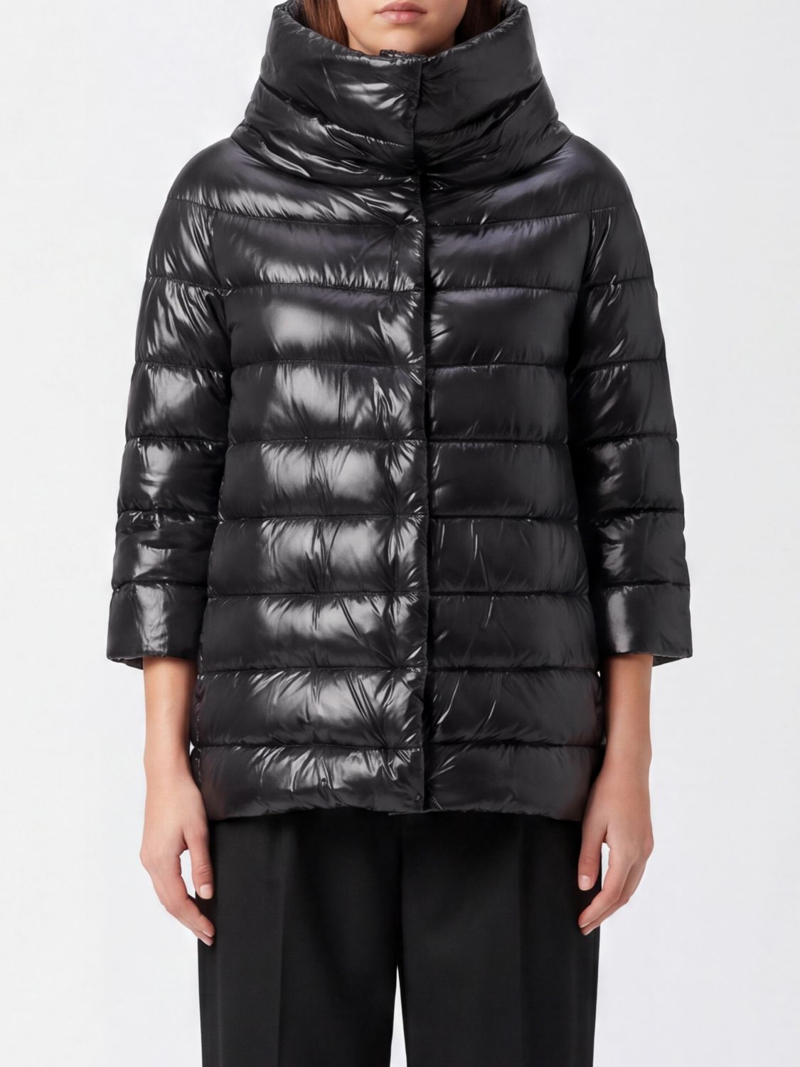 HERNO Aminta Daunenjacke von aus wasserabweisendem, gestepptem Nylon mit Gänsedaunenfüllung