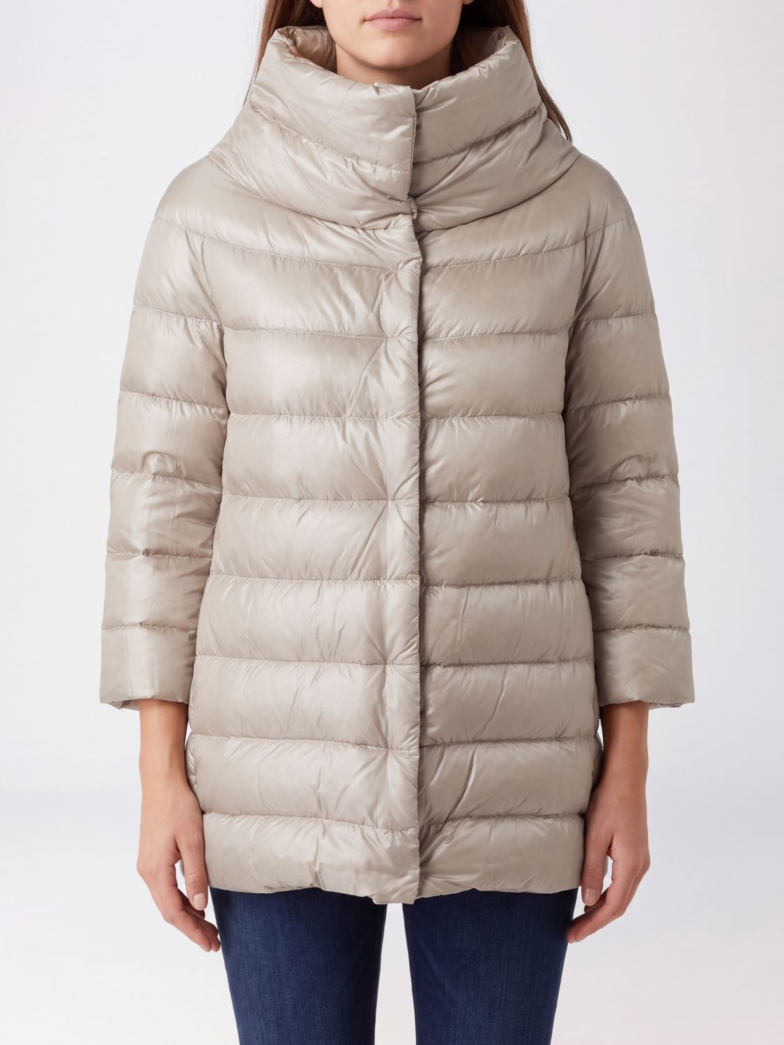HERNO Jacket Woman color Yellow Cream