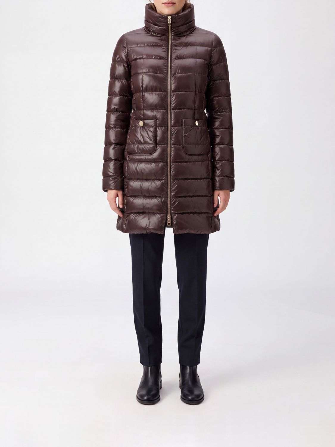 HERNO Jacket Woman color Brown