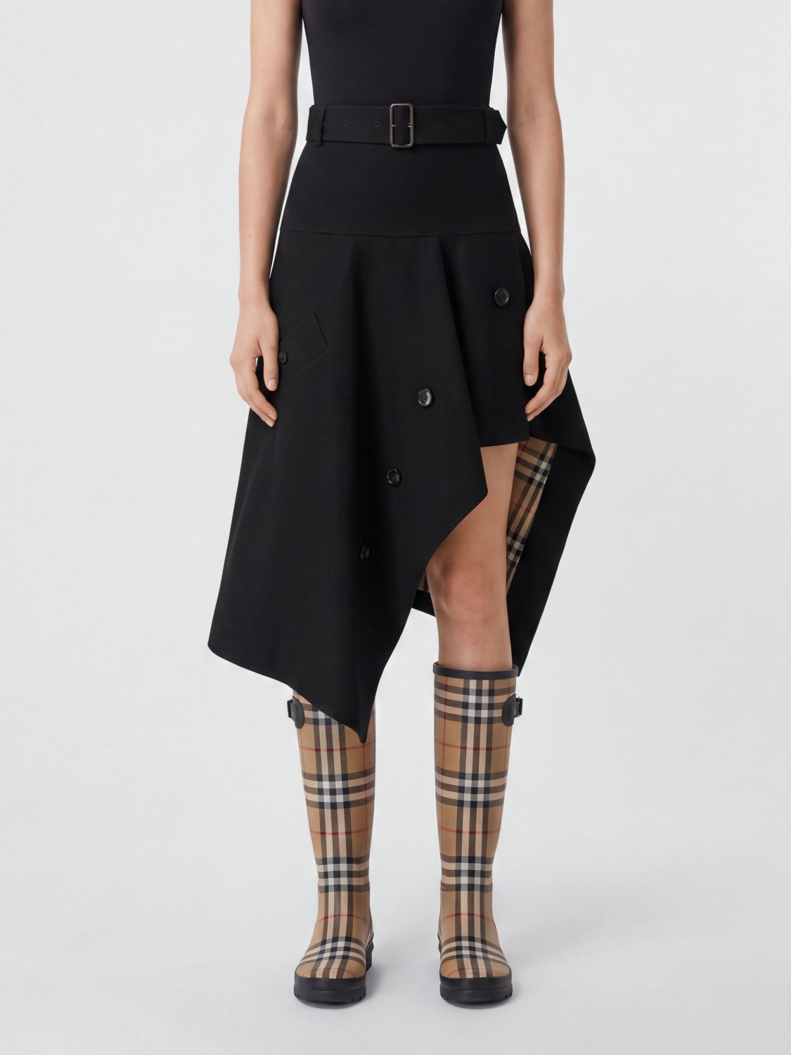 BURBERRY Skirt Woman color Black