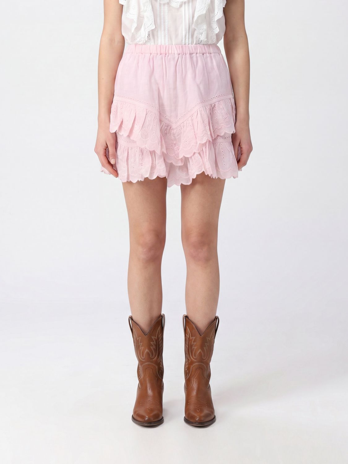 ISABEL MARANT ETOILE Shorts Woman color Pink