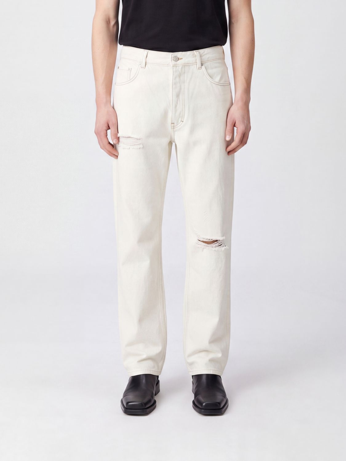 REPRESENT Jeans Men color White