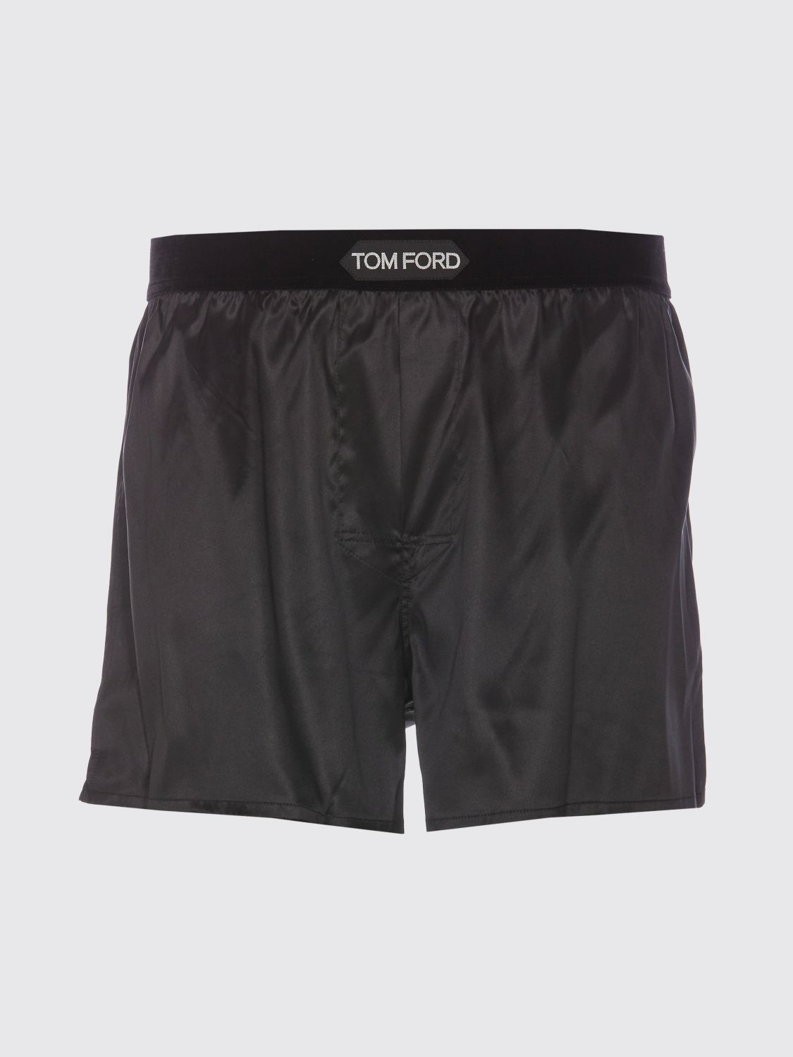 TOM FORD Seiden-Boxershorts mit elastischem Logo-Bund