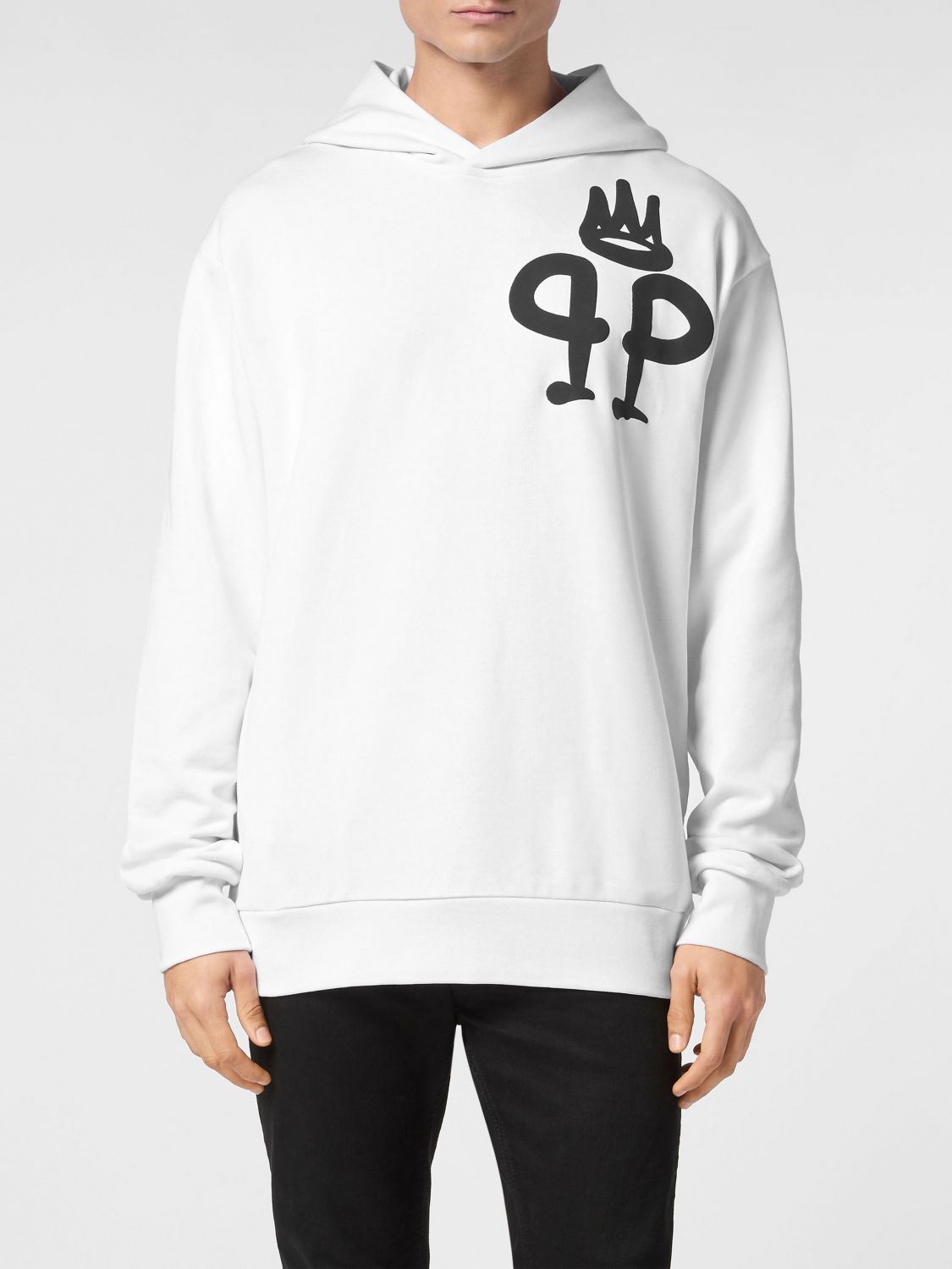 PHILIPP PLEIN Felpa Uomo colore Bianco