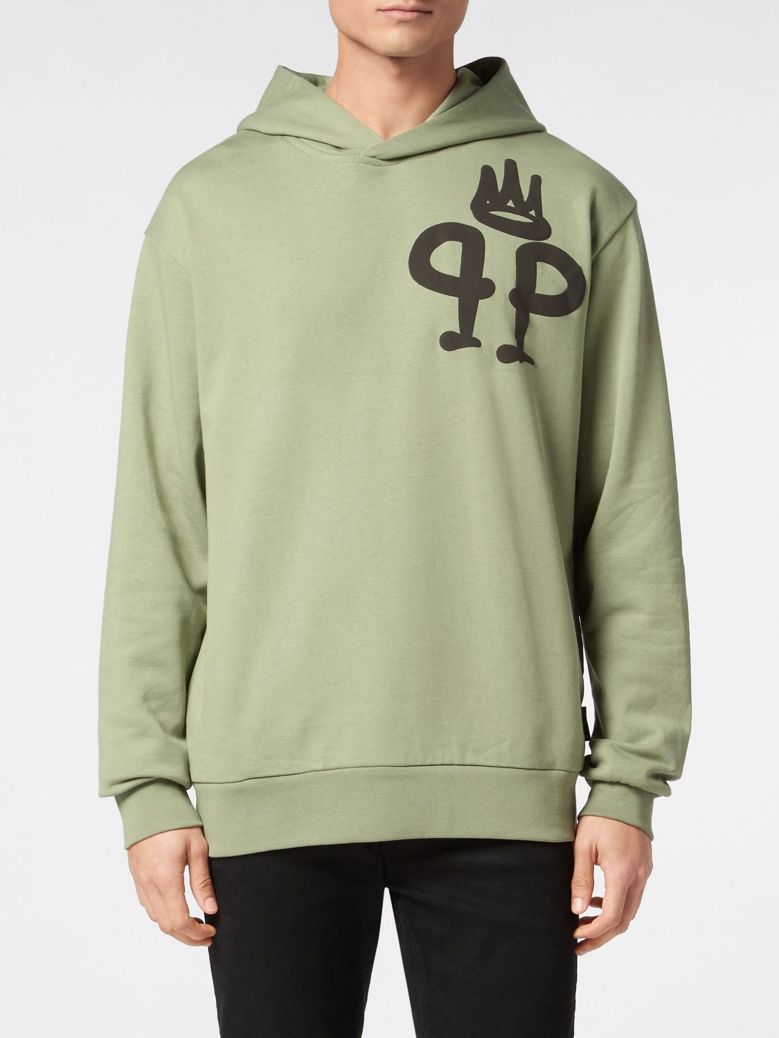 PHILIPP PLEIN Felpa Uomo colore Verde