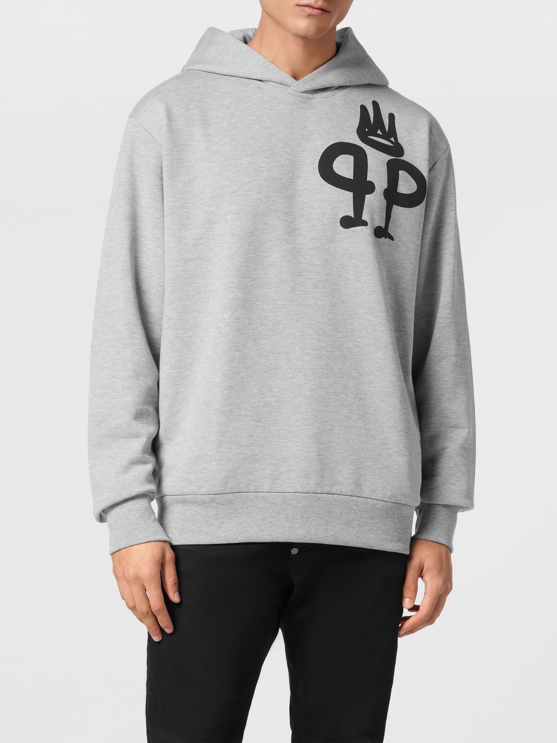 PHILIPP PLEIN Felpa Uomo colore Grigio