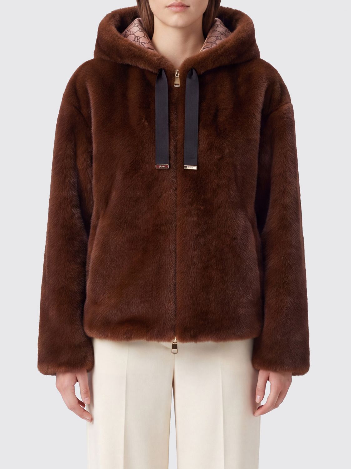 HERNO Jacket Woman color Brown