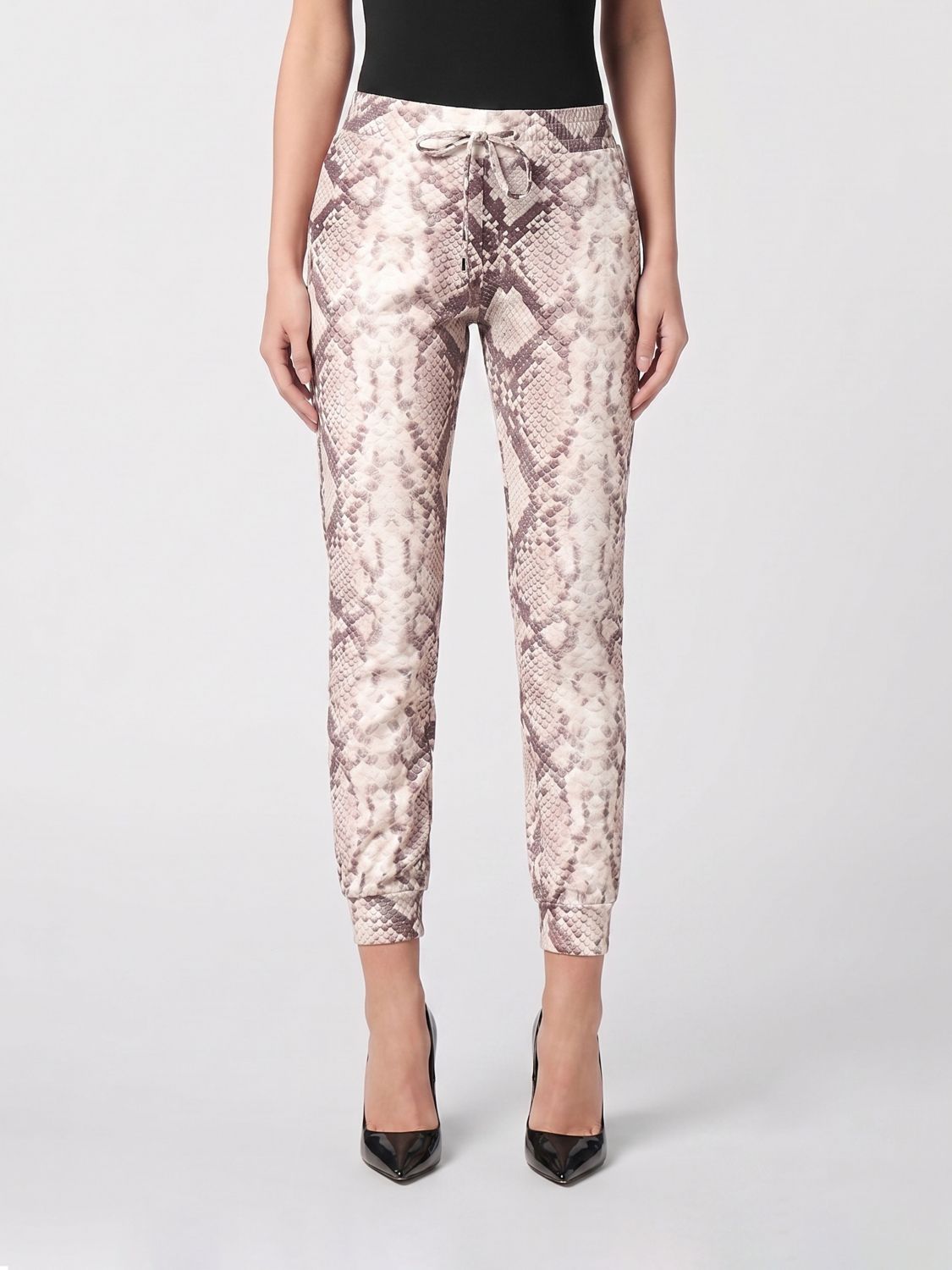 Philipp Plein Jogging Pants All-over Python In Brown