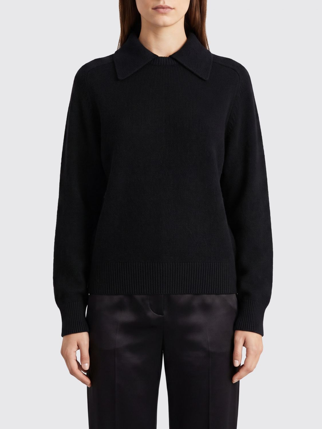 KHAITE Polo Shirt Woman color Black