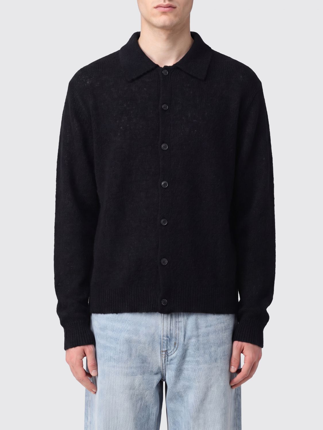OUR LEGACY Polo-Cardigan von aus Woll-Alpaka-Mischung mit Knöpfen