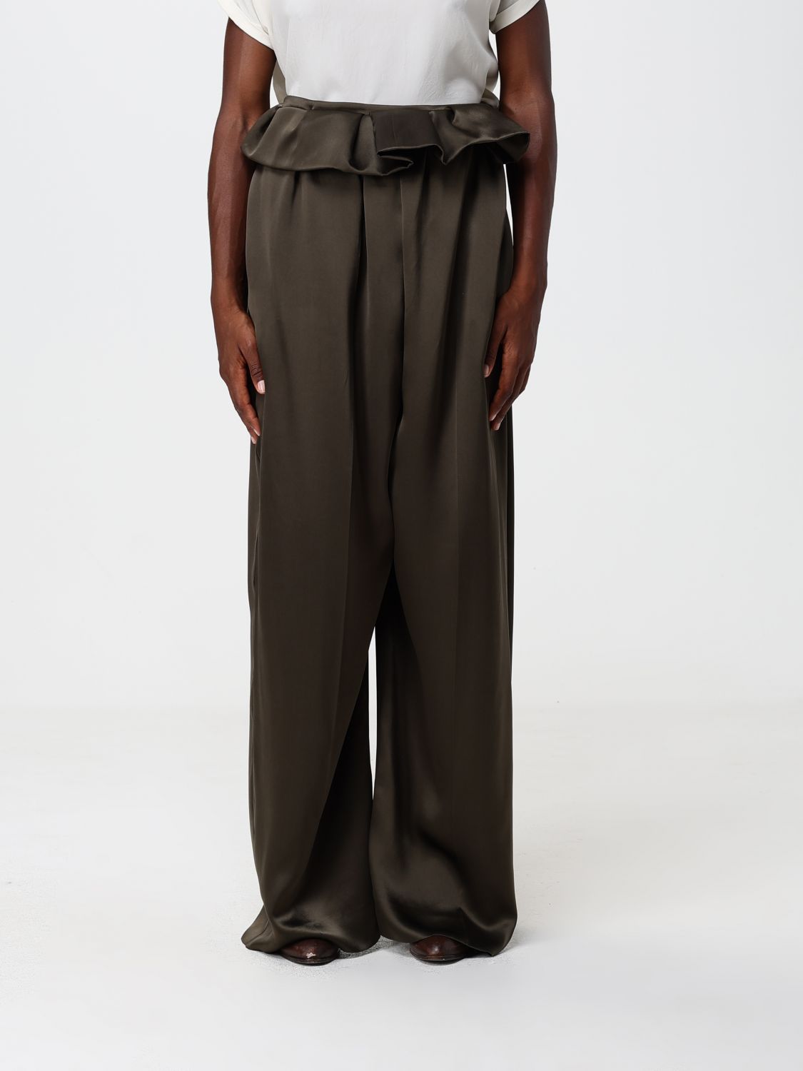 KHAITE Pants Woman color Green