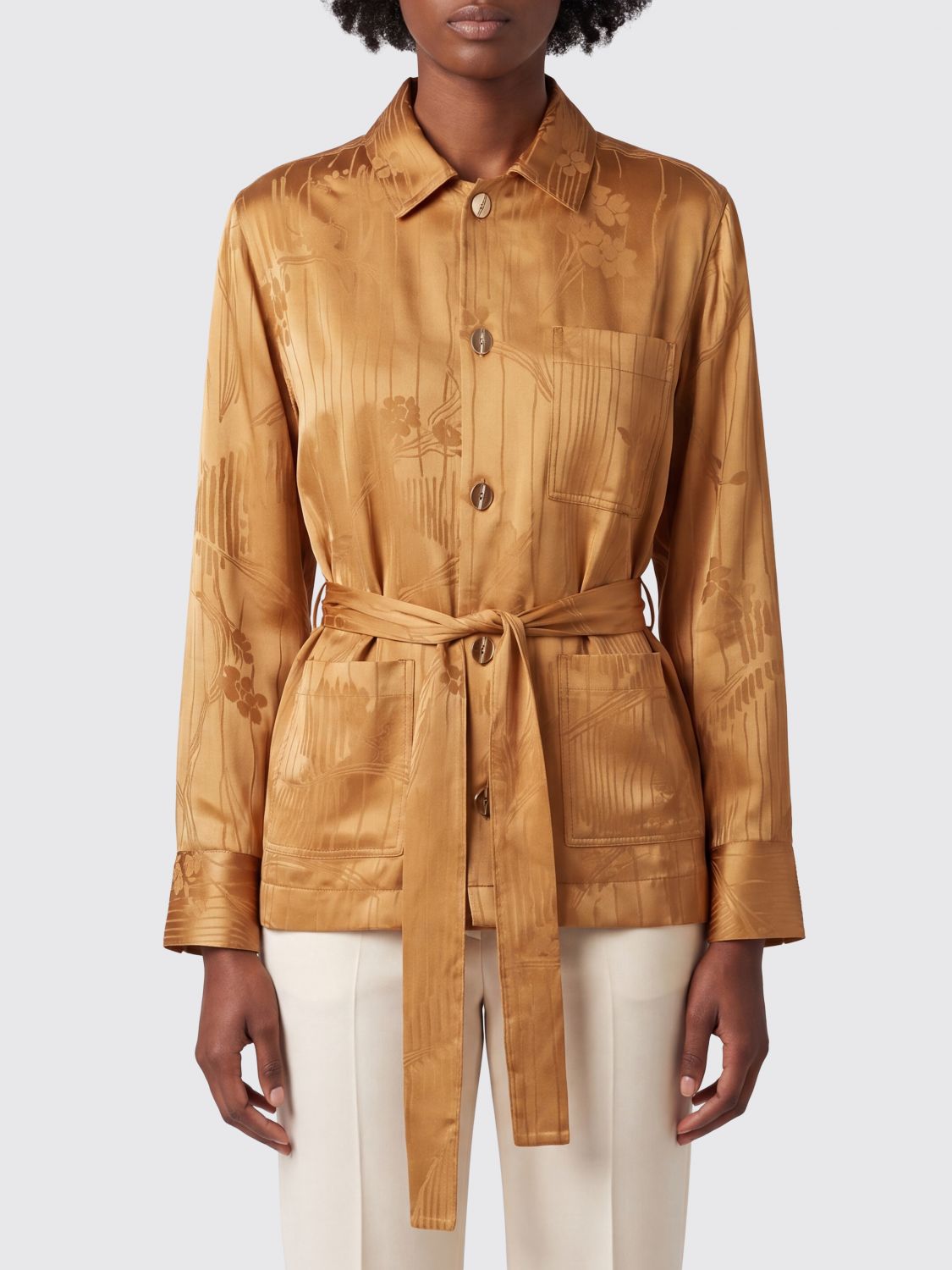 FORTE FORTE Jacket Woman color Yellow