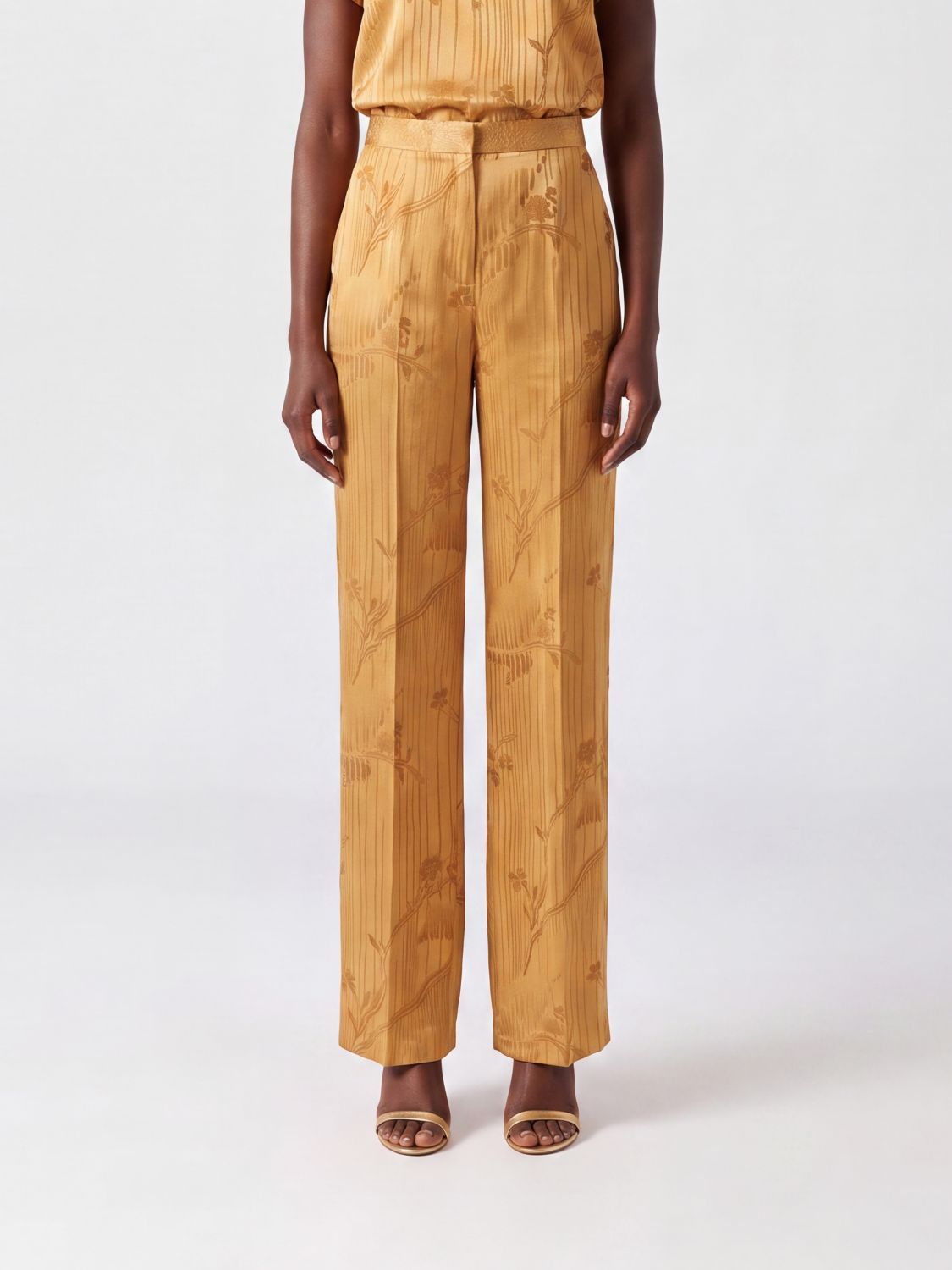 FORTE FORTE Pants Woman color Yellow