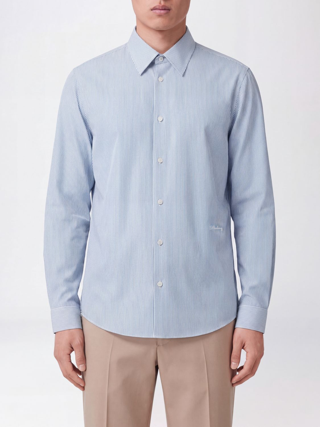 BURBERRY Shirt Men color Blue