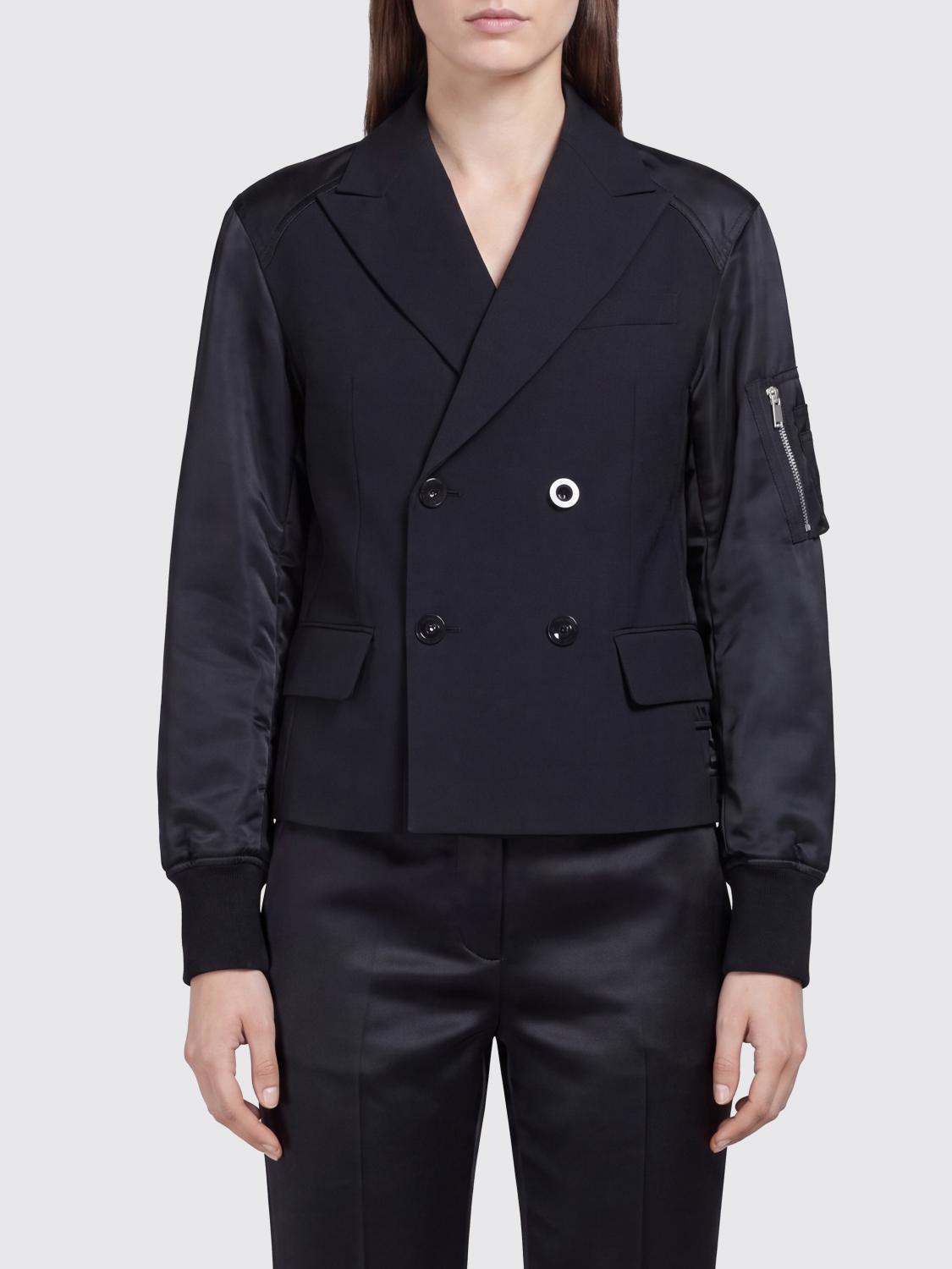 SACAI Jacket Woman color Black