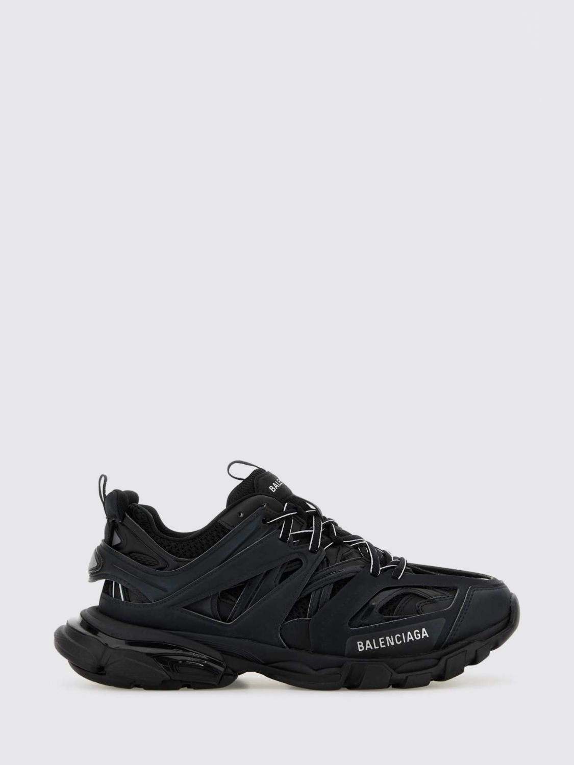 Balenciaga Track Lace-Up Trainers in Mesh and Rubber with Contrast Logo