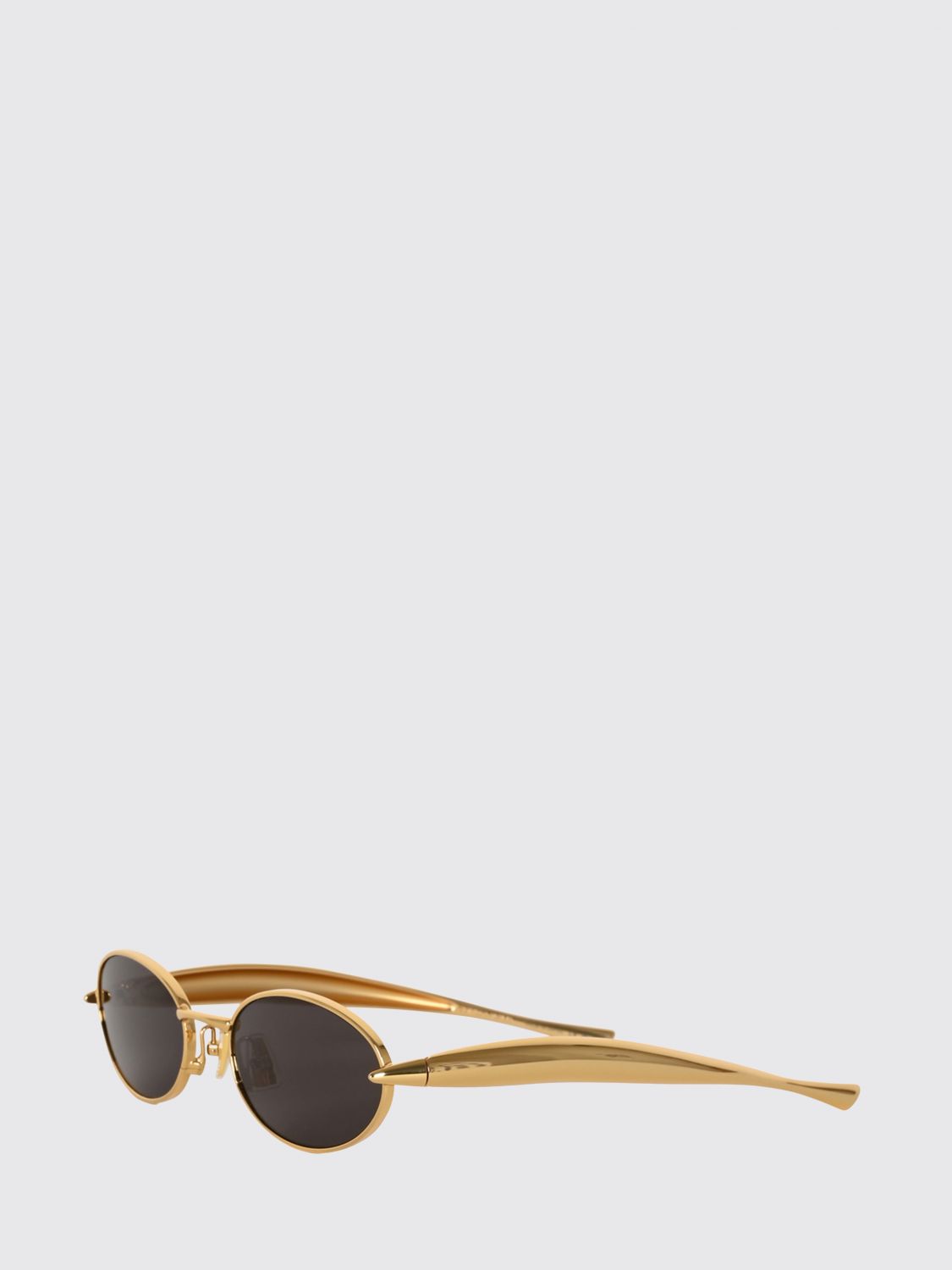 Bottega Veneta Sardine Cat-Eye Metal Sunglasses with Decorated Temples · OS