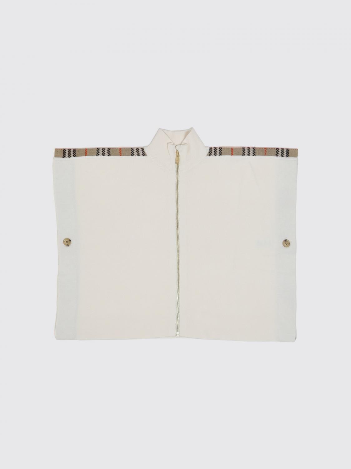 BURBERRY Coat Kids color White