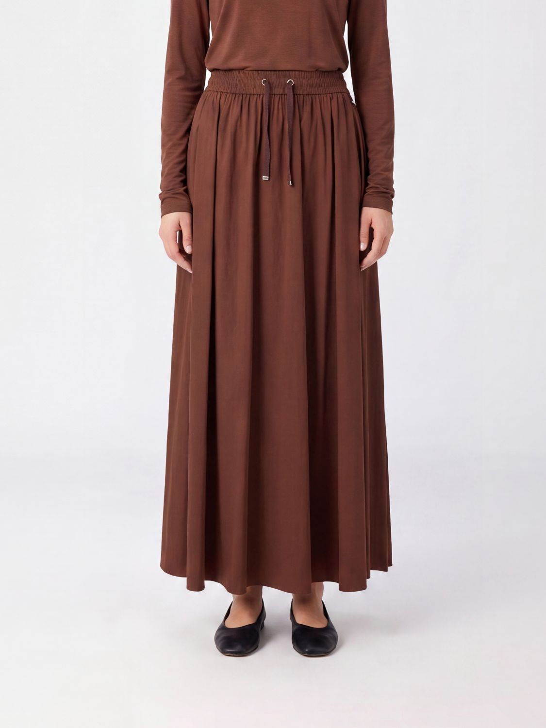 HERNO Skirt Woman color Leather