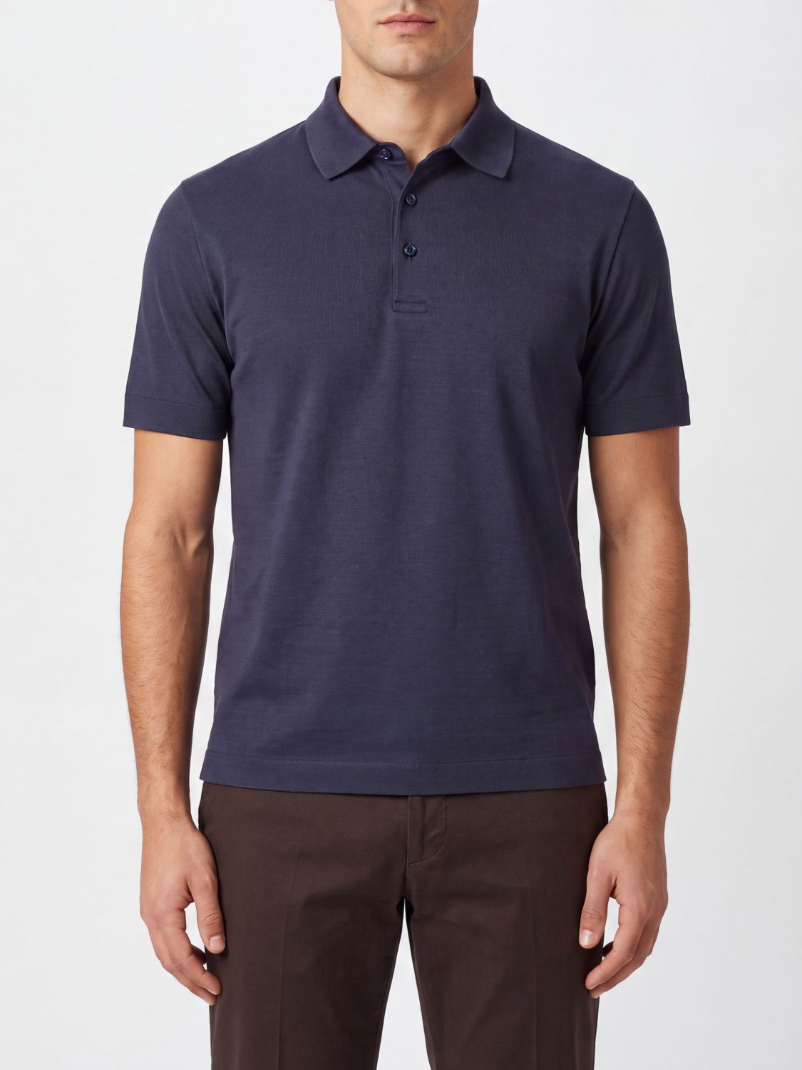 HERNO Polo Shirt Men color Blue