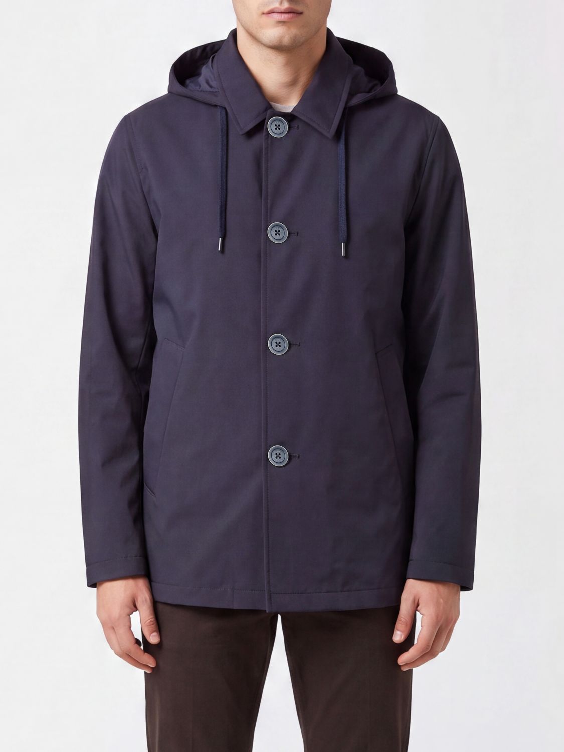 HERNO Jacket Men color Blue