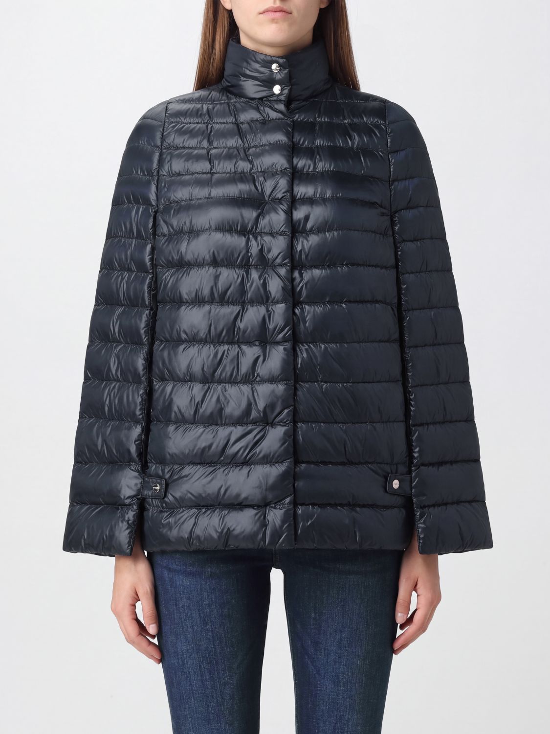 HERNO Coat Woman color Blue