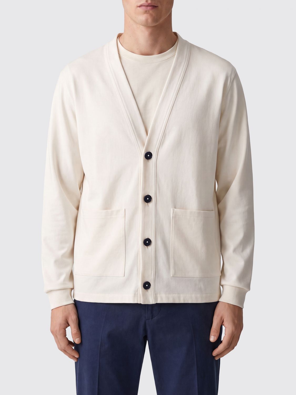 HERNO Sweater Men color White　ヘルノ セーター メンズ カラー ホワイト HERNO