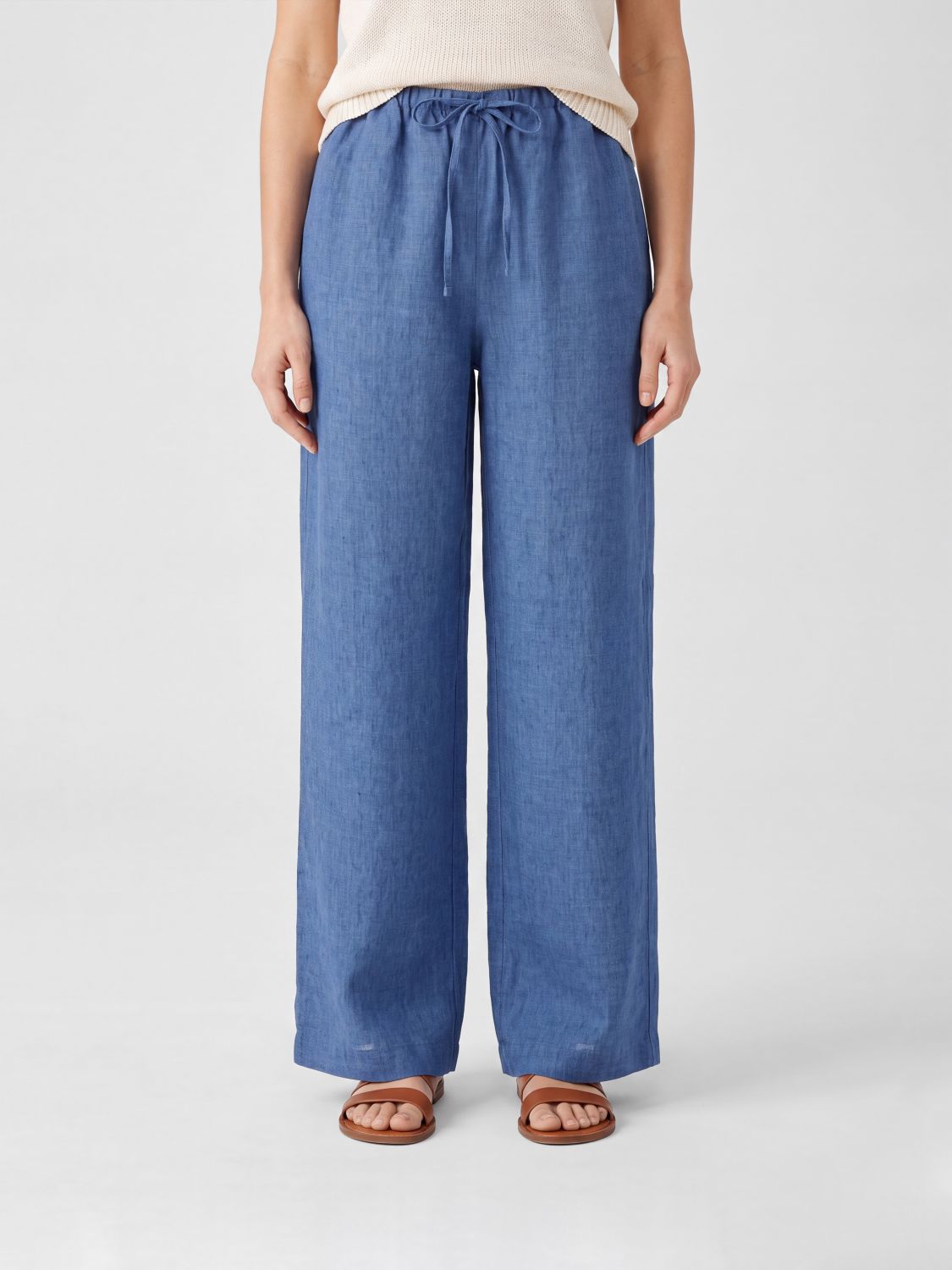 ROHE Pants Woman color Blue