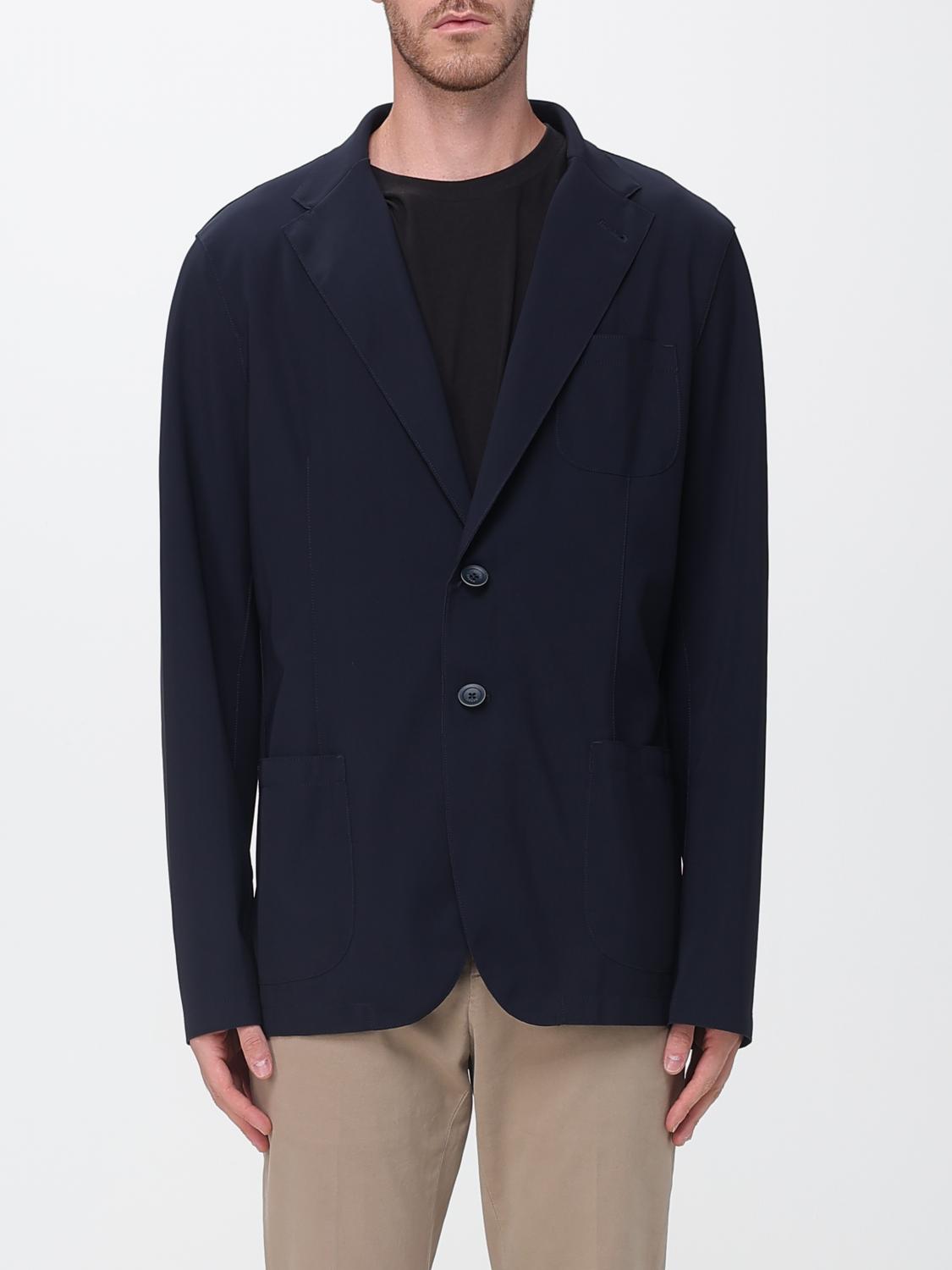 HERNO Jacket Men color Blue