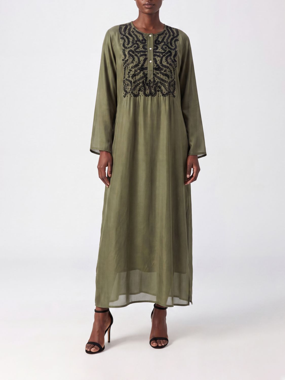 PAROSH Dress Woman color Olive