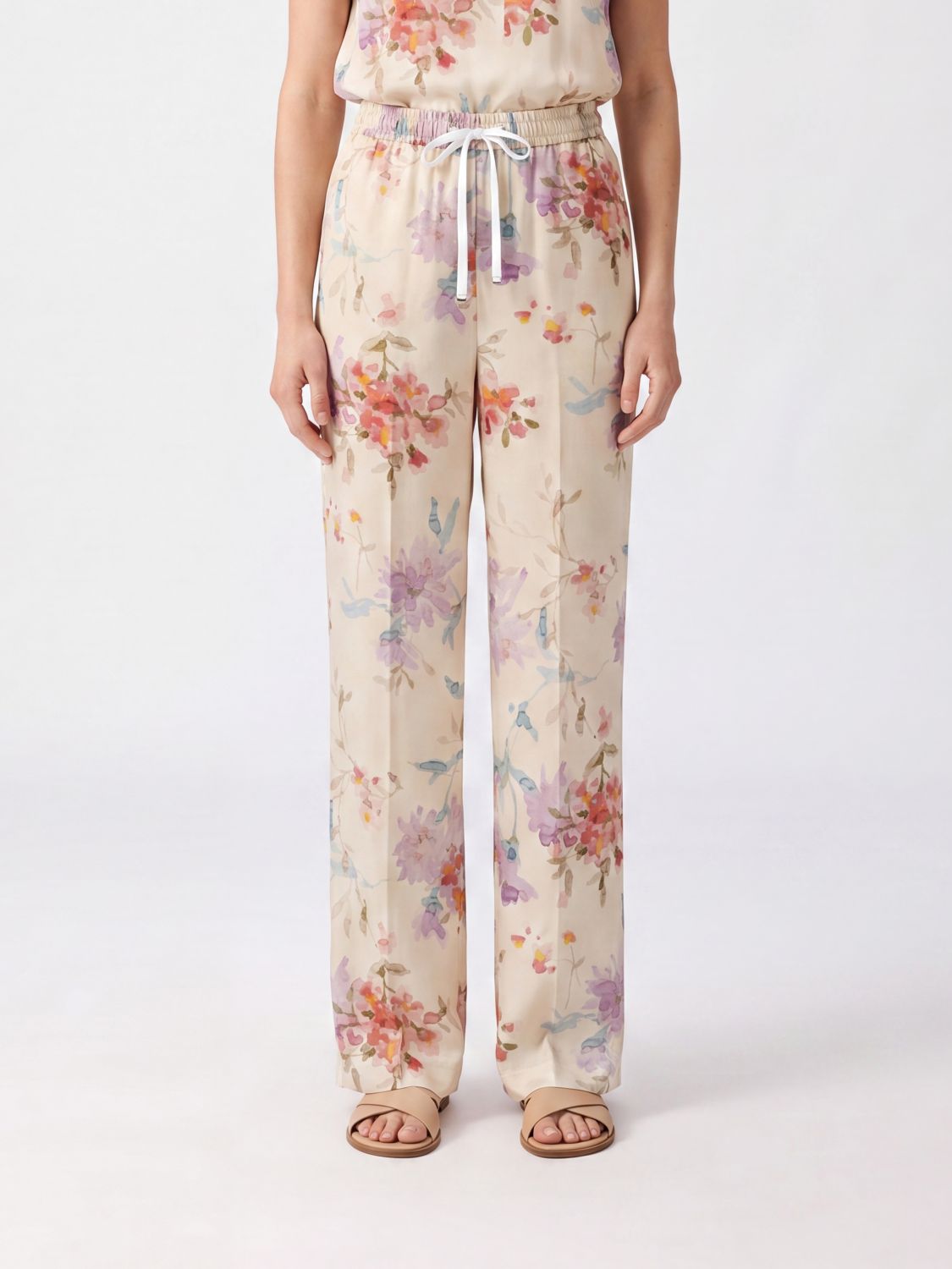 HERNO Pants Woman color Multicolor