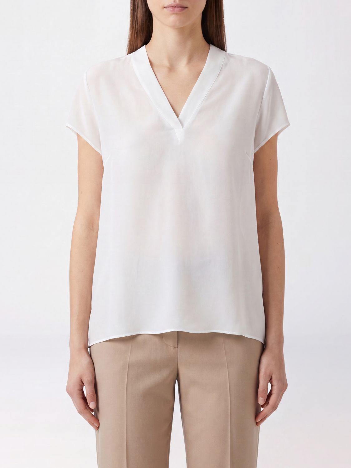 HERNO Top Woman color White