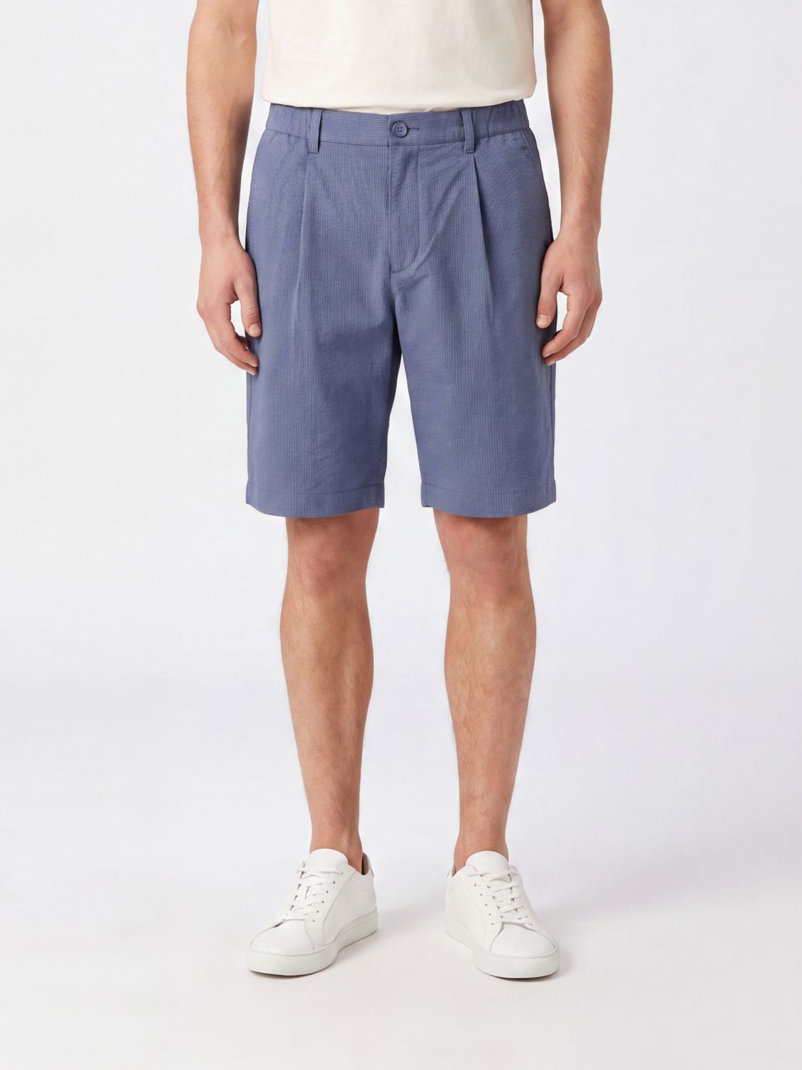 HERNO Shorts Men color Gnawed Blue